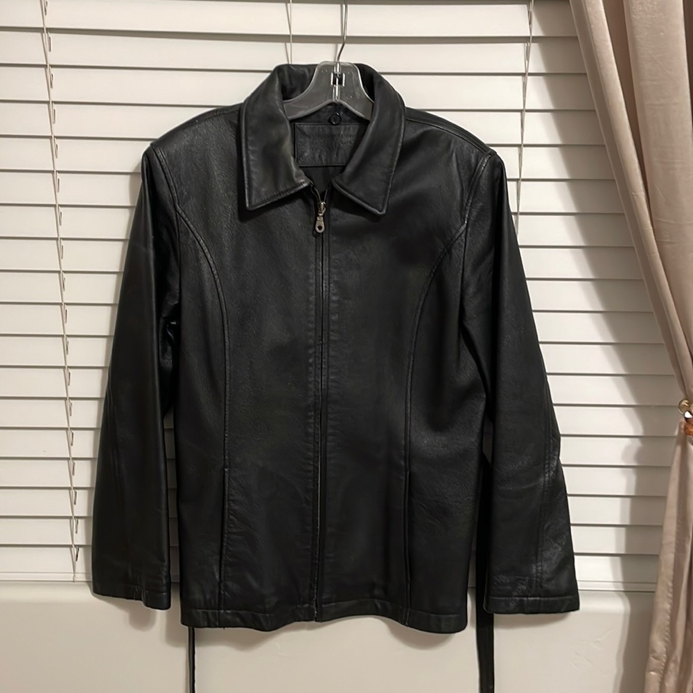 Leather jacket
